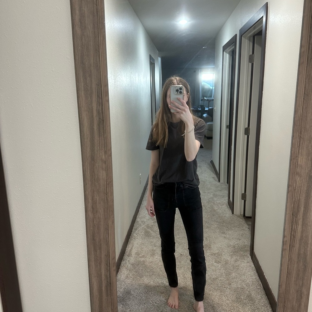 Anthropology High Rise Denim Legging
